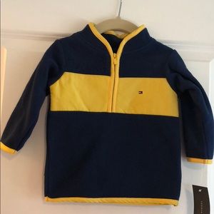Tommy Hilfiger 12m fleece half zip pullover